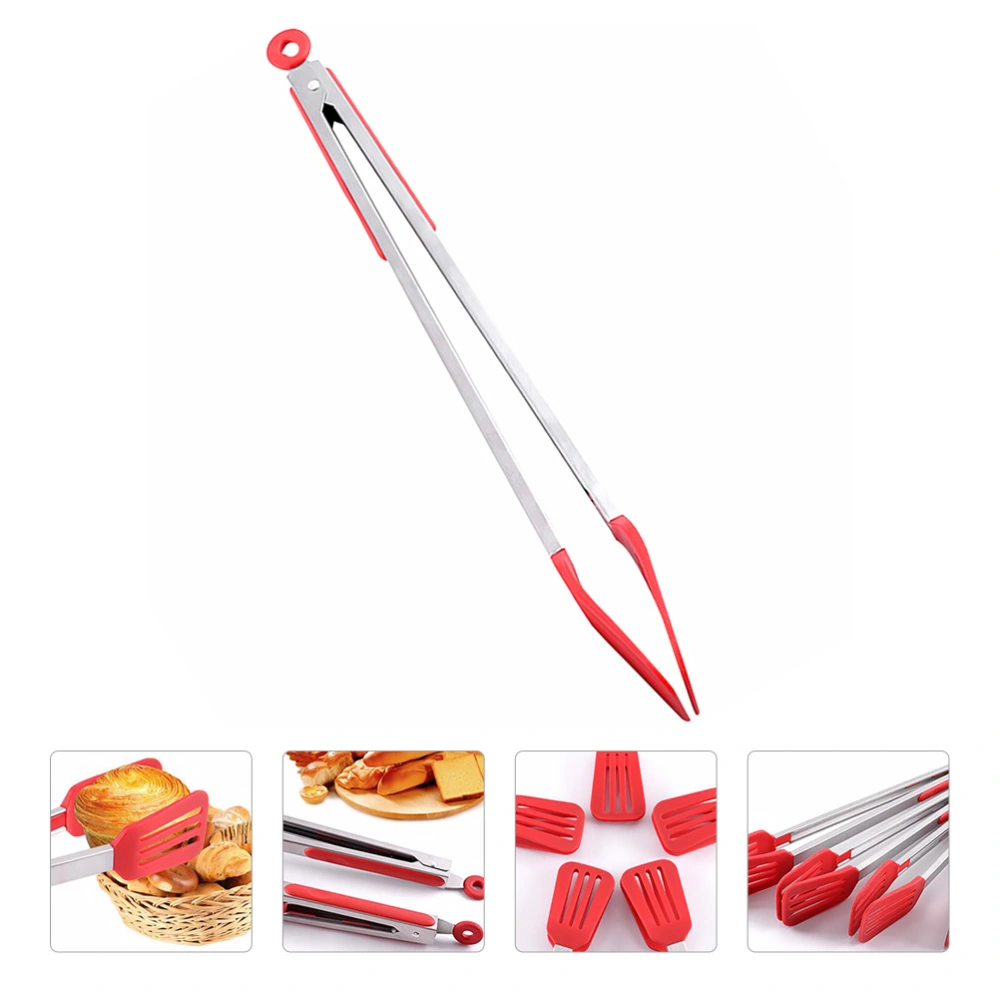 Heat-resistant Food Clips Anti-slip Bread Clips Barbecue Practical Food Tong