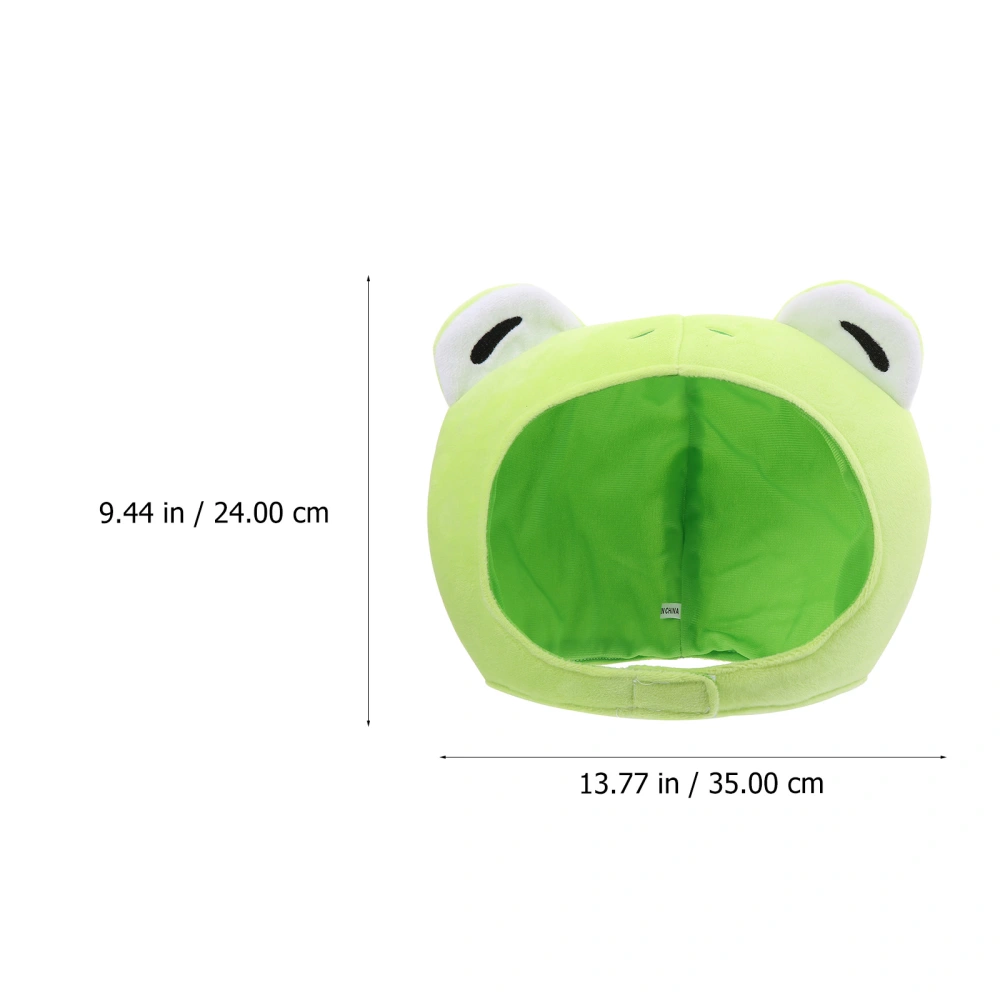 1pc Fun Shape Headgear Cartoon Hat Toy Photo Cosplay Costume (Green)