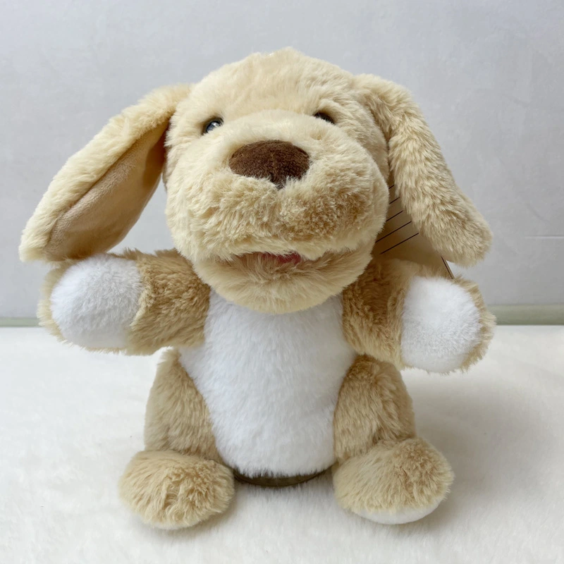 Interactive Hand Puppet Plush Animal Puppet Animal Plush Doll for Story Telling