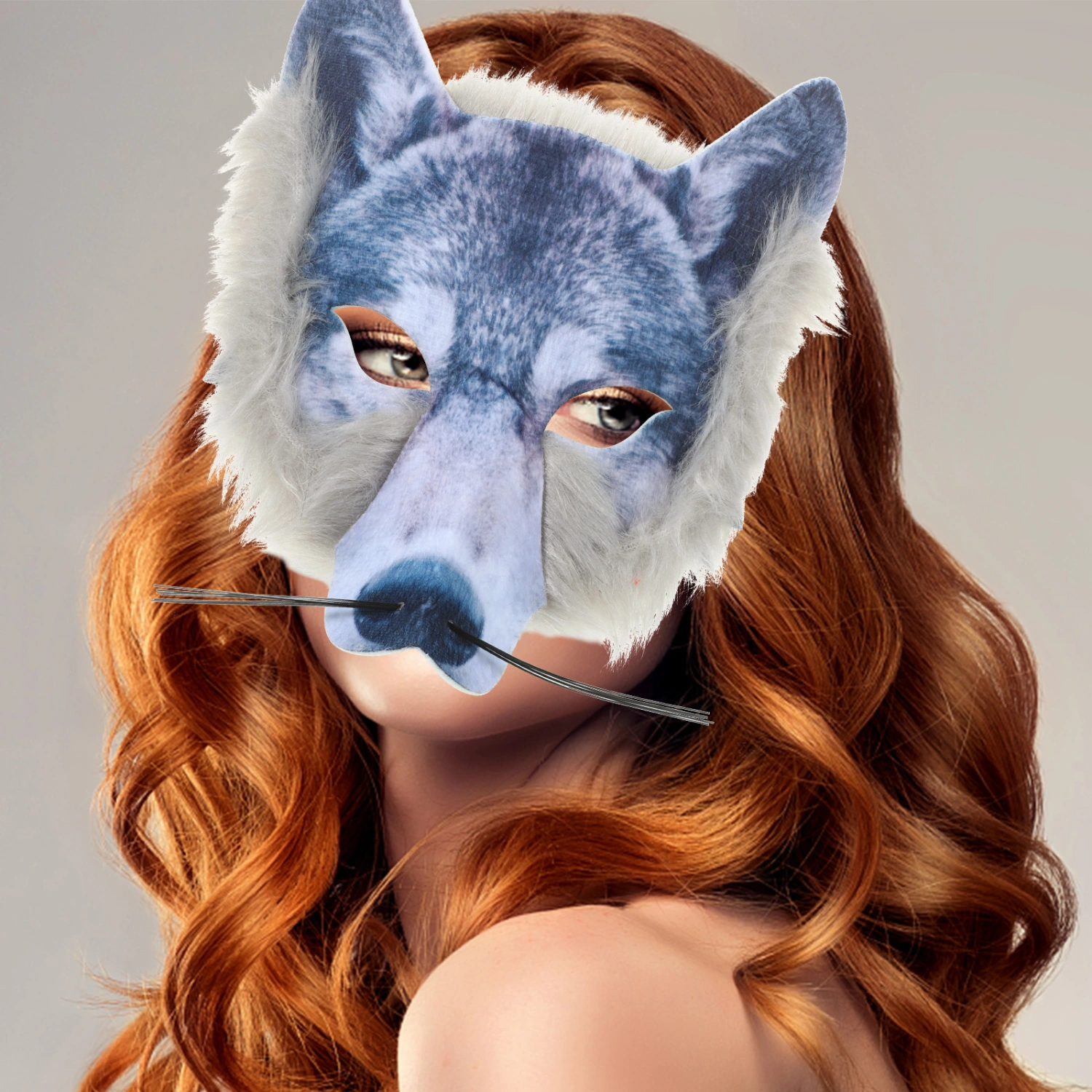 Creative Halloween Mask Scary Wolf Mask Cosplay Prop Halloween Party Supply