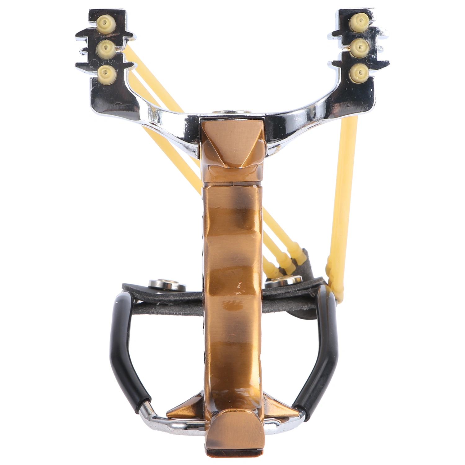 1PC Outdoor Metal Slingshot with Wrist Rest Sturdy Heavy Type Outdoor Slingshot