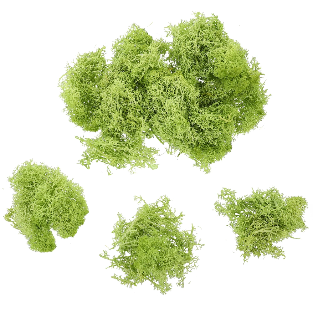 1 Bag Fake Moss Colored Moss Artificial Moss Crafts Artistic Decoration for Home Outdoor Wall