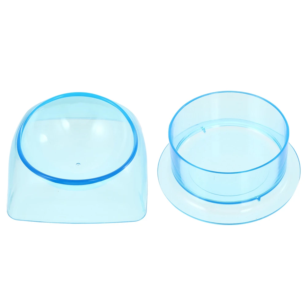 2Pcs Plastic Pet Food Bowls Hamster Feeding Bowls Pet Food Feeding Bowls