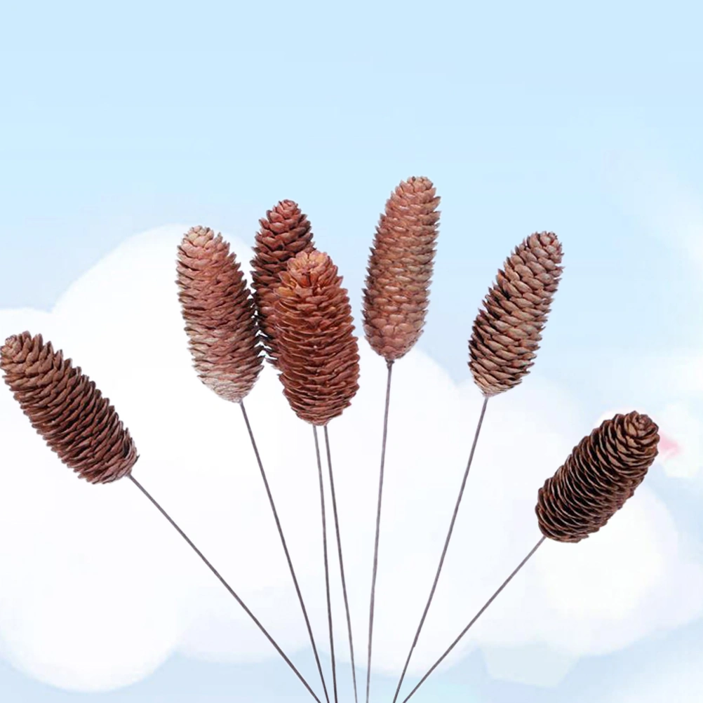 Decorative Dried Flower Floral Pinecone Natural Pine Cone Handmade Flower Bouquet for Home Decoration DIY Crafting Accessories