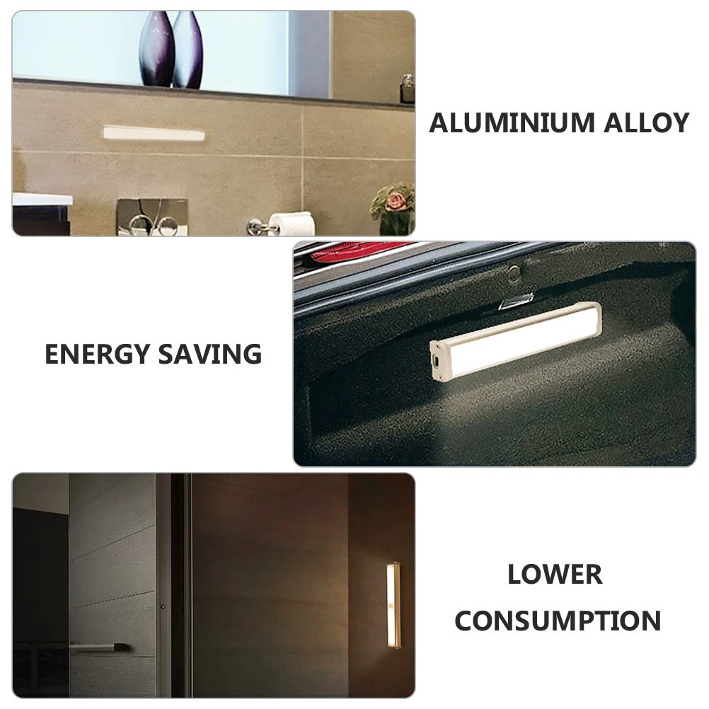 1 Pc LED Human Infrared Sensor Cabinet Light Practical Wardrobe Lamp Night Light