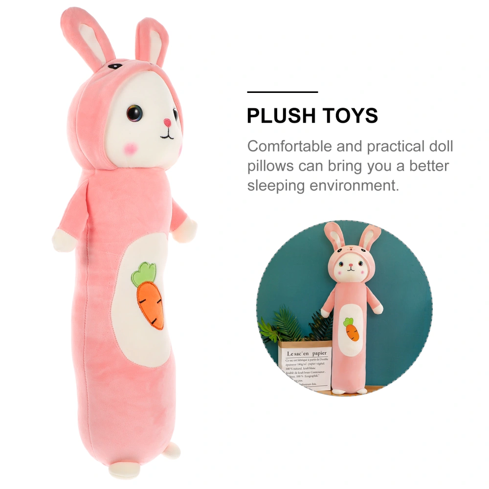 1pc Cartoon Rabbit Pillow Down Cotton Plush Doll Creative Cat Pillow