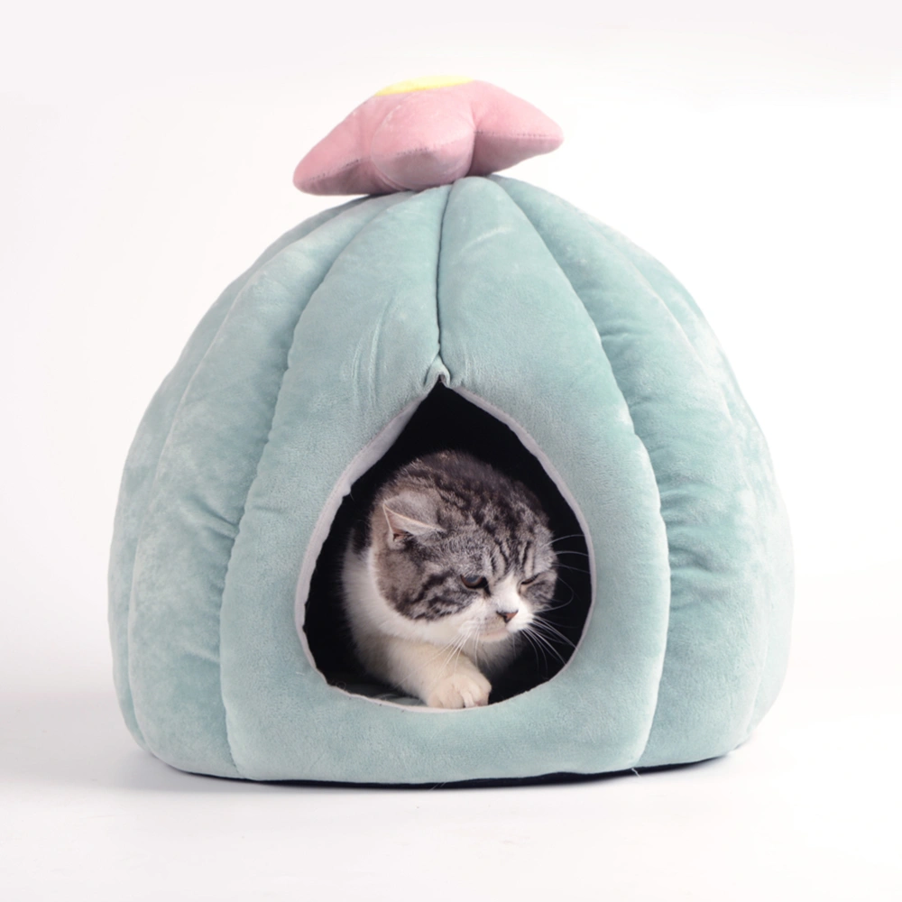 Cat House Adorable Cactus Cozy Cat Nest Thickened Washable Sleeping Bed