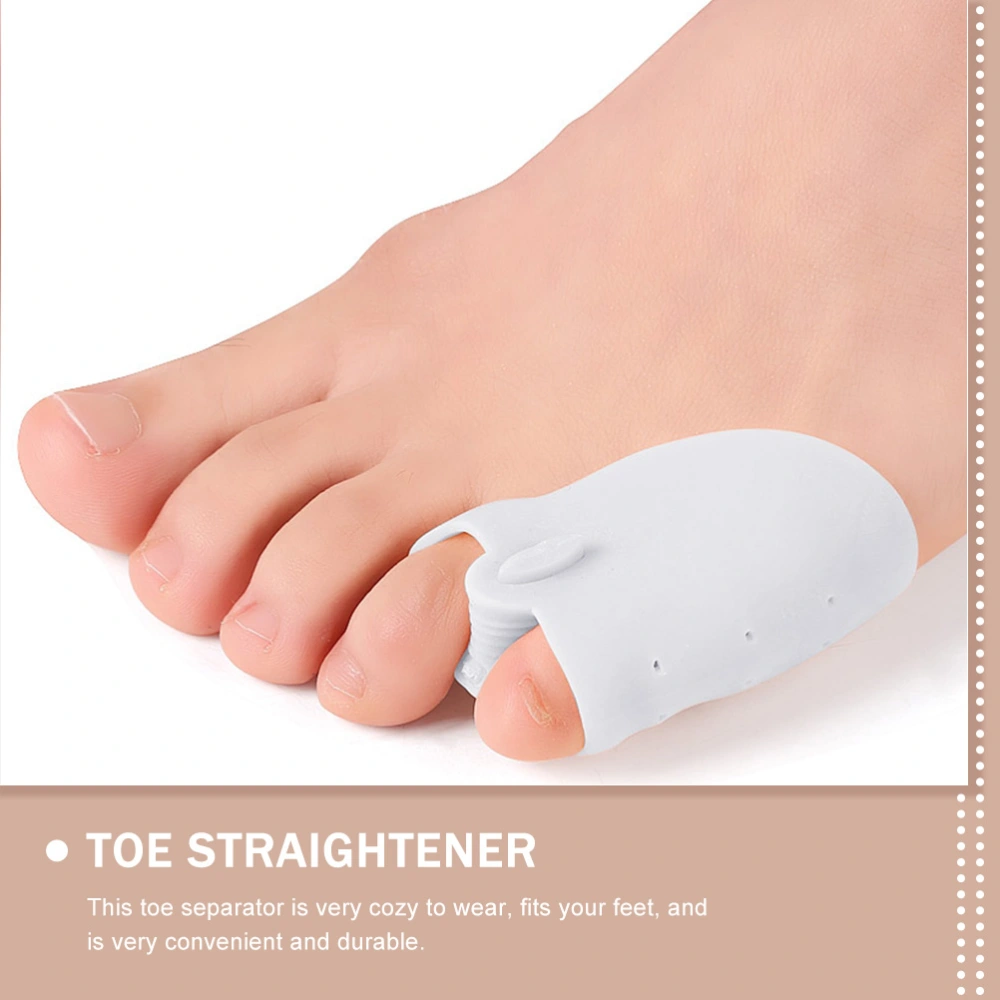 2pairs Durable Little Toe Straighteners Toe Splitters Toe Valgus Correctors