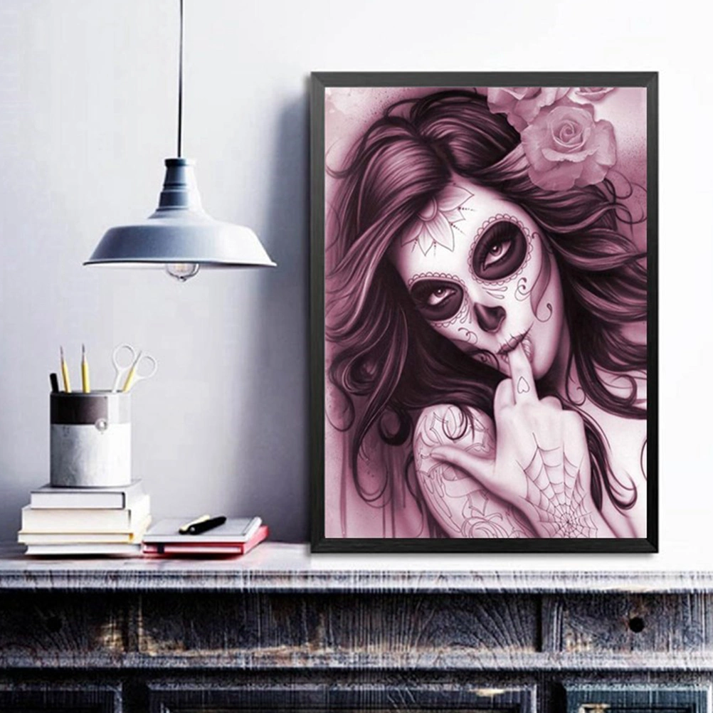 Flower Girl Pattern Diamond Embroidery DIY Painting Handmade Wall Decoration Cross Stitch Printing Craft Kits