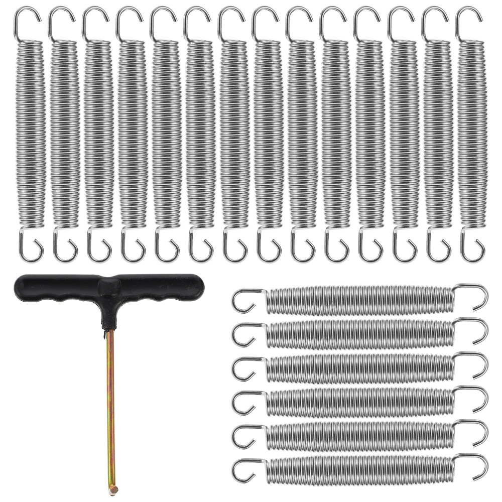 21 Pcs Durable Springs Dual Hook Tension Springs Extended Compressed Springs