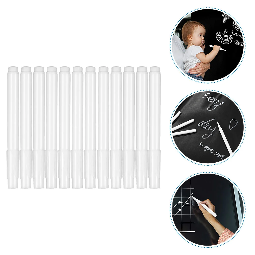 10Pcs Liquid Chalk Markers Erasable Blackboard Writing Pens Glass Chalkboard Chalk Markers