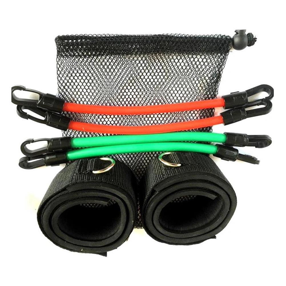 Resistance Band Set Taekwondo Workout Bands Basketball Heavy Exercise Bands Soccer Fitness Bands with Carry Bag for Gymnastics Exercise