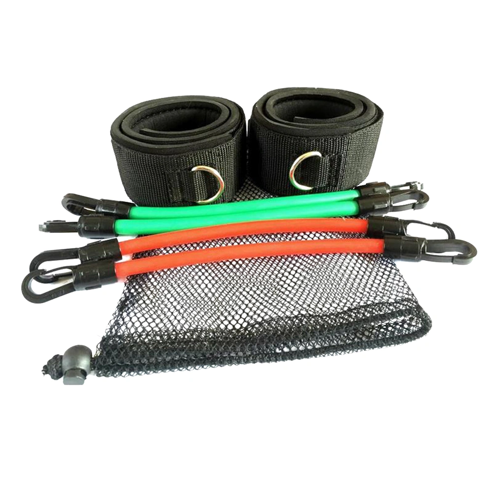 Resistance Band Set Taekwondo Workout Bands Basketball Heavy Exercise Bands Soccer Fitness Bands with Carry Bag for Gymnastics Exercise
