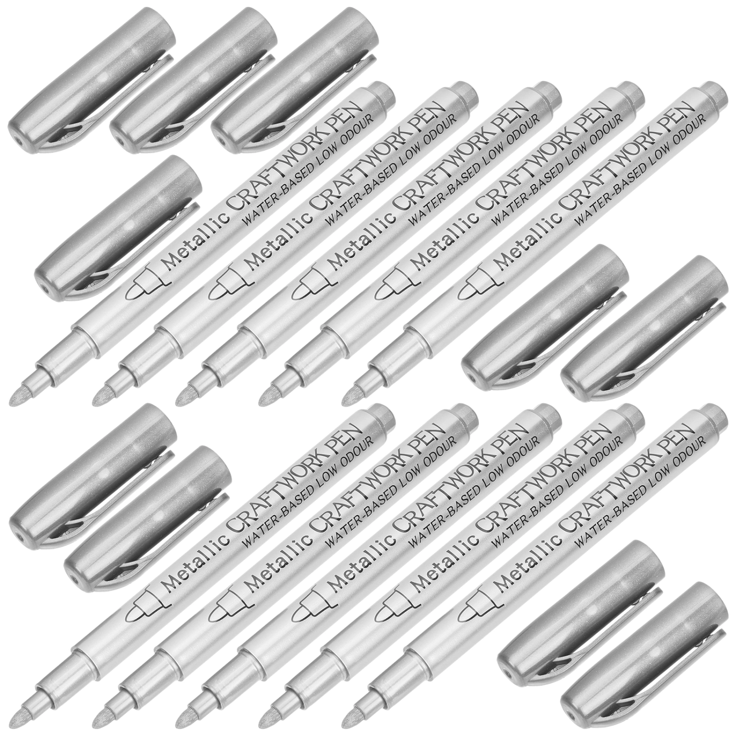 10Pcs Paint Pens Paint Markers Paint Markers Marking Pens for Metal Wood Fabric Paint Ceramic