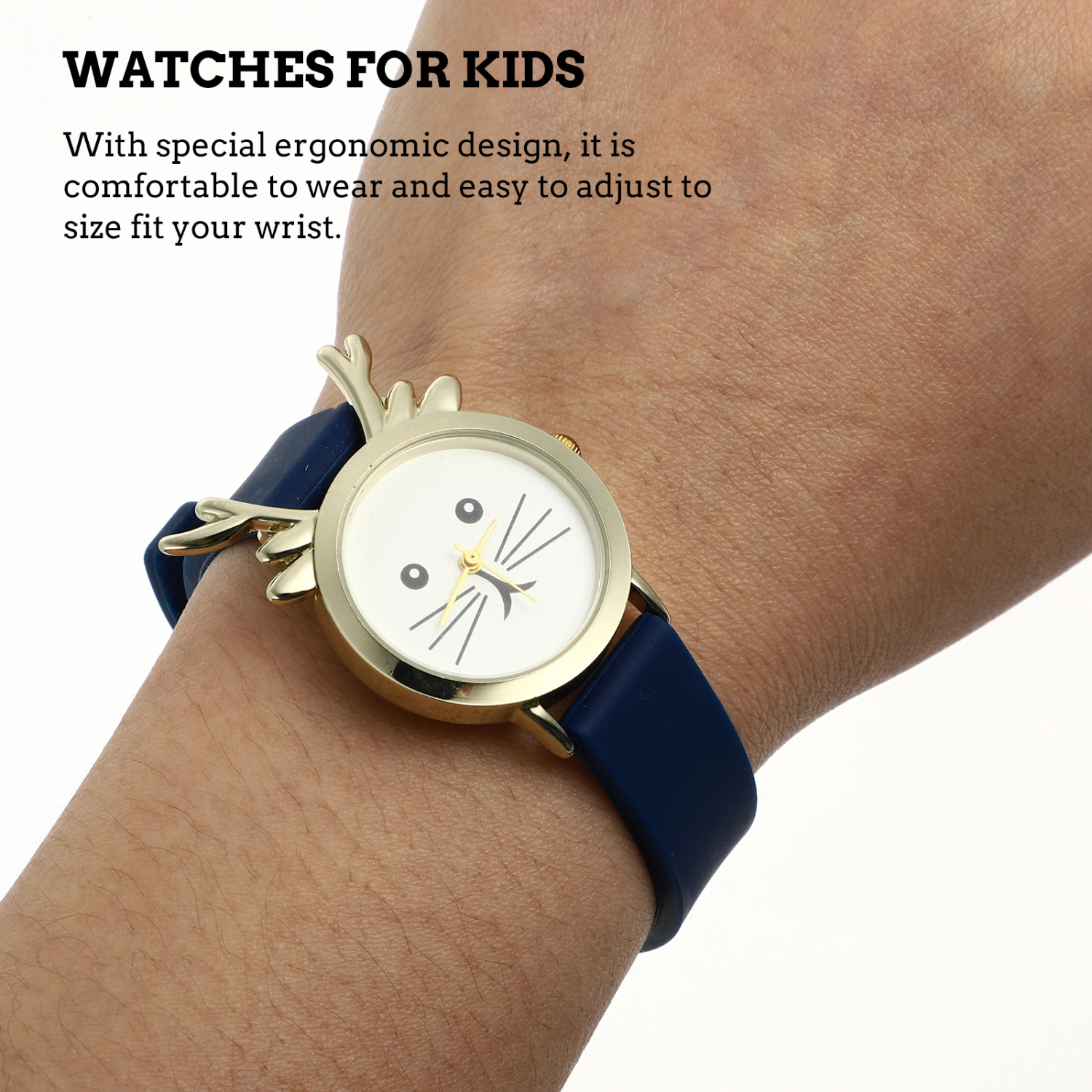 Kids Watch Children Wrist Watch Antler Design Students Watch Kids Cartoon Watch
