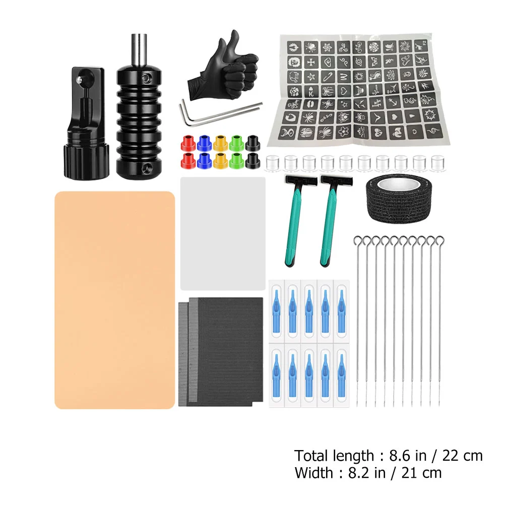 1 Set of Tattoos Kit Multi-functional Pen Holder Tattooing Kit for Starter DIY Tattoos Kit