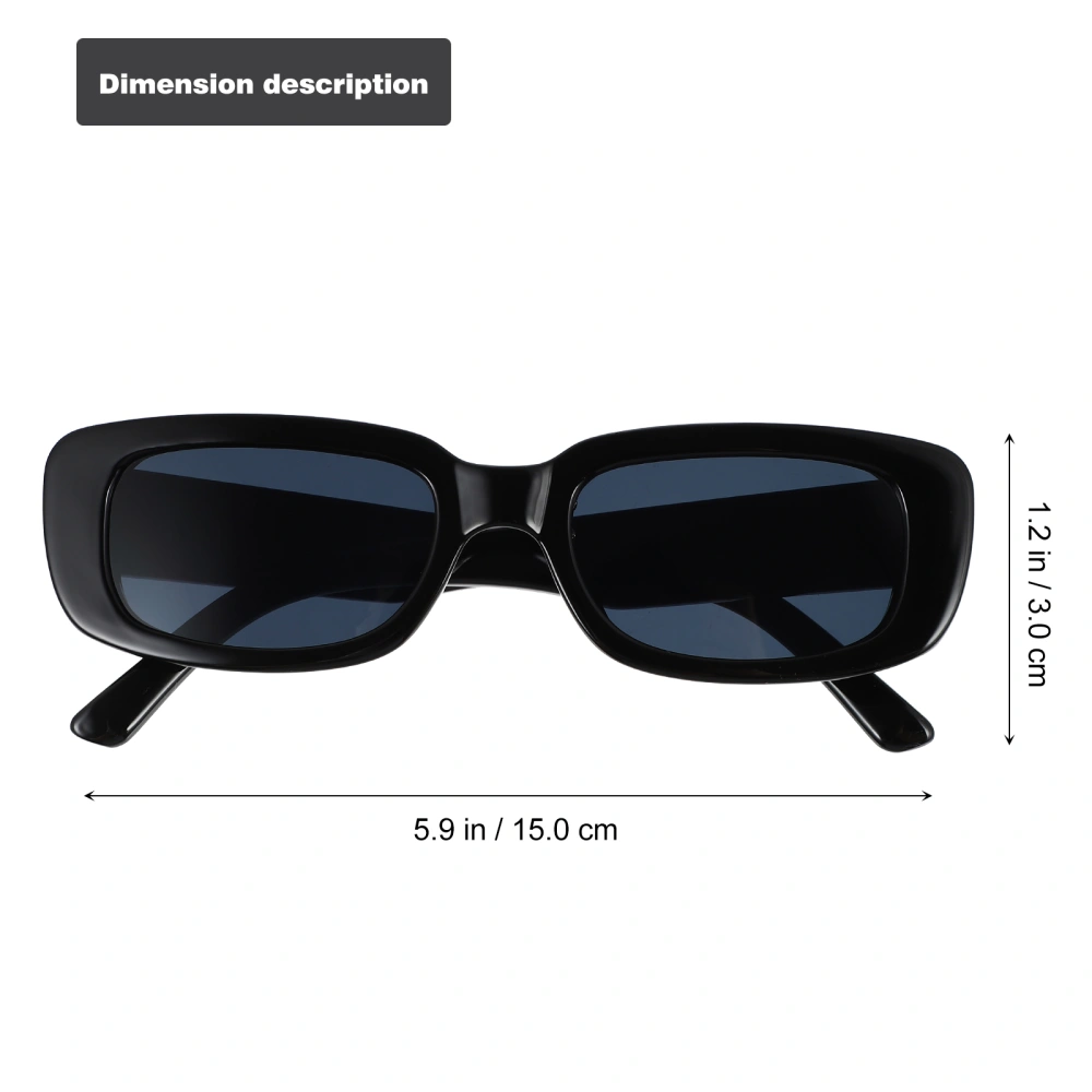 1pc Square Sunglasses Fashion Sun Glasses Unisex Sun Shades Travel Gift