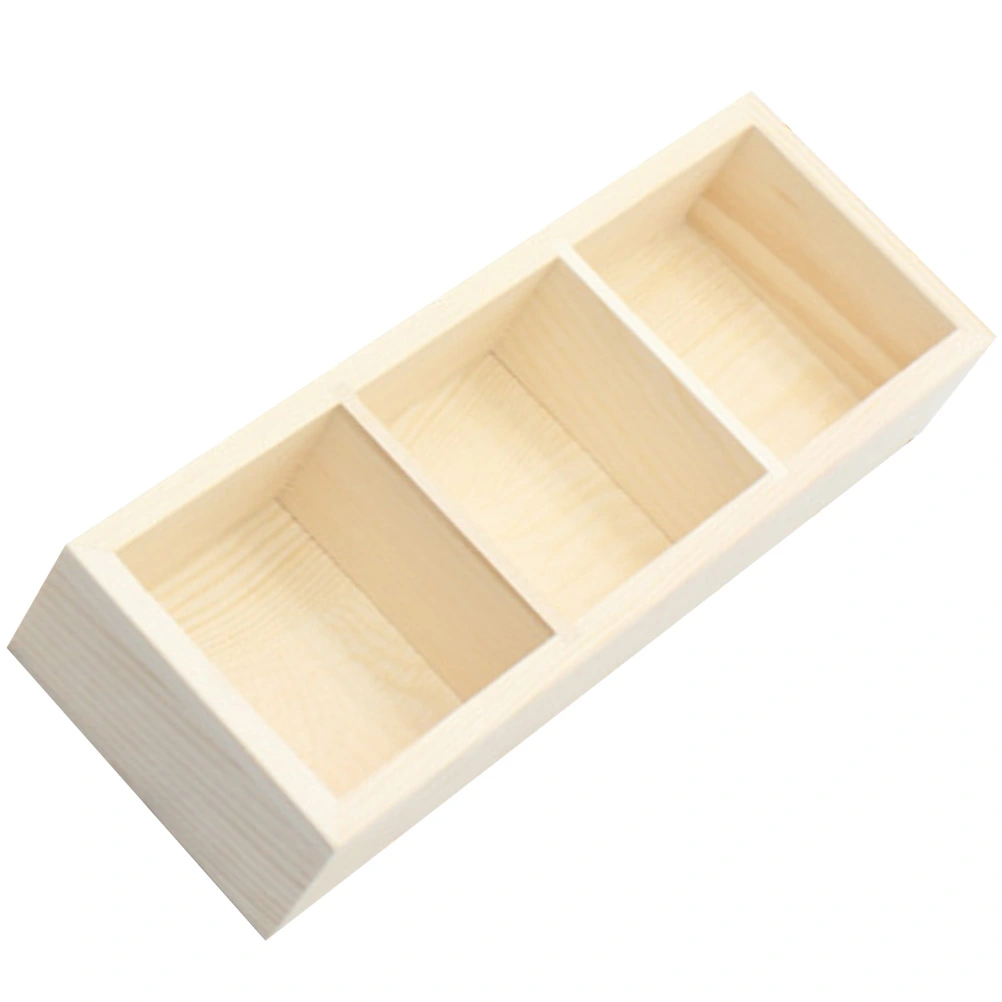 Tea Bag Holder 3 Compartment Organizer Sugar Packets Tea Bag Coffee Bar Organizer