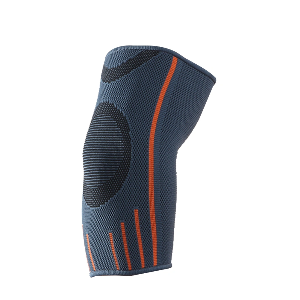 1PC Sports Fitness Elbow Brace Men and Women Arm Guards Long Wristbands Wicking Breathable Riding Elbow Pads Size-M(Grey)