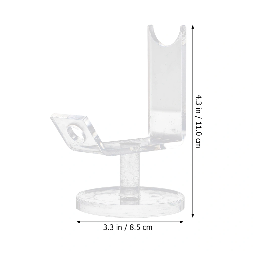 1Pc Tattoo Machine Stand Multi-functional Display Stand Display Bracket (Transparent)