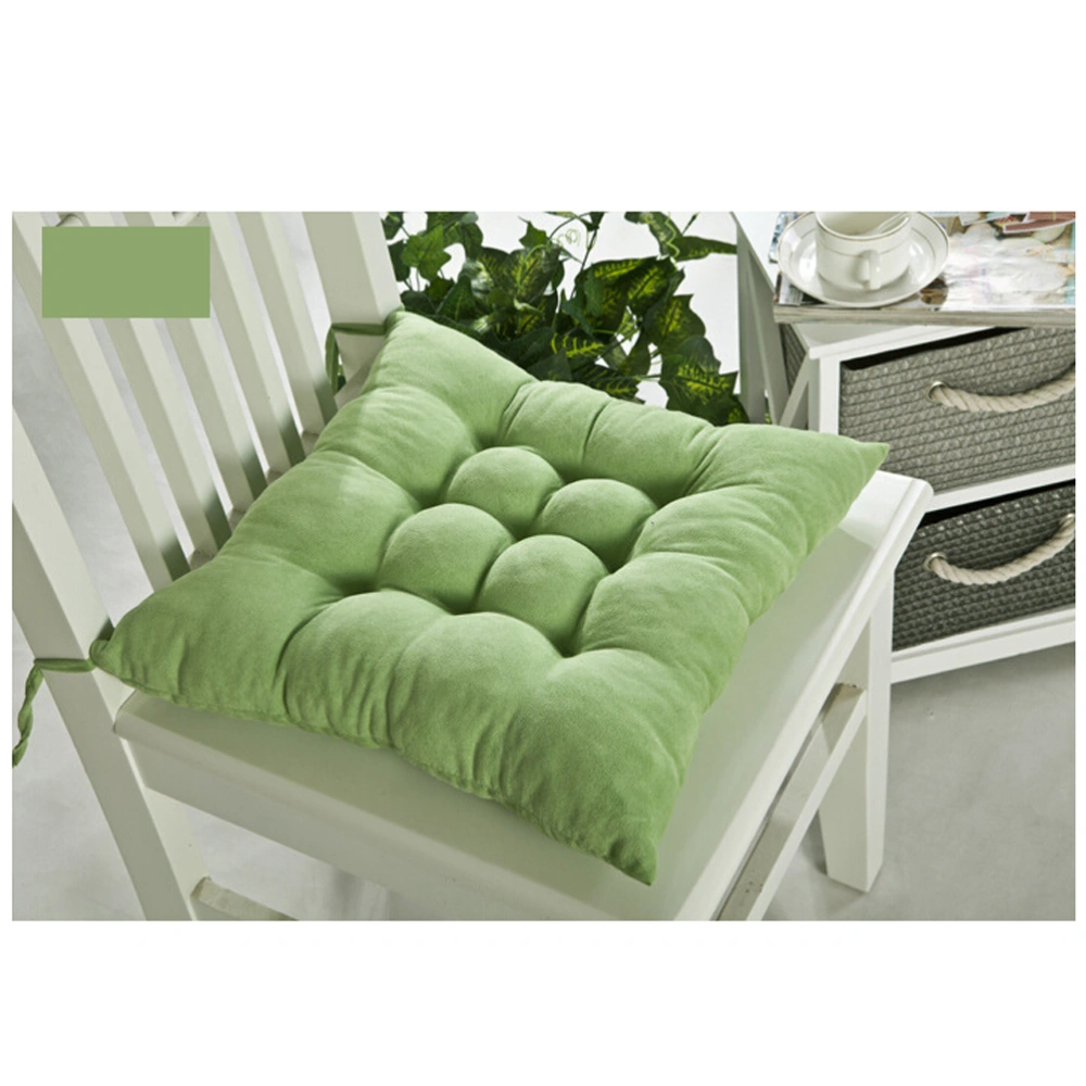 Sofa Chair Seat Sanding Cushion Pad for Indoor Outdoor Garden Patio Home Office 40x40x5cm (Light Green)