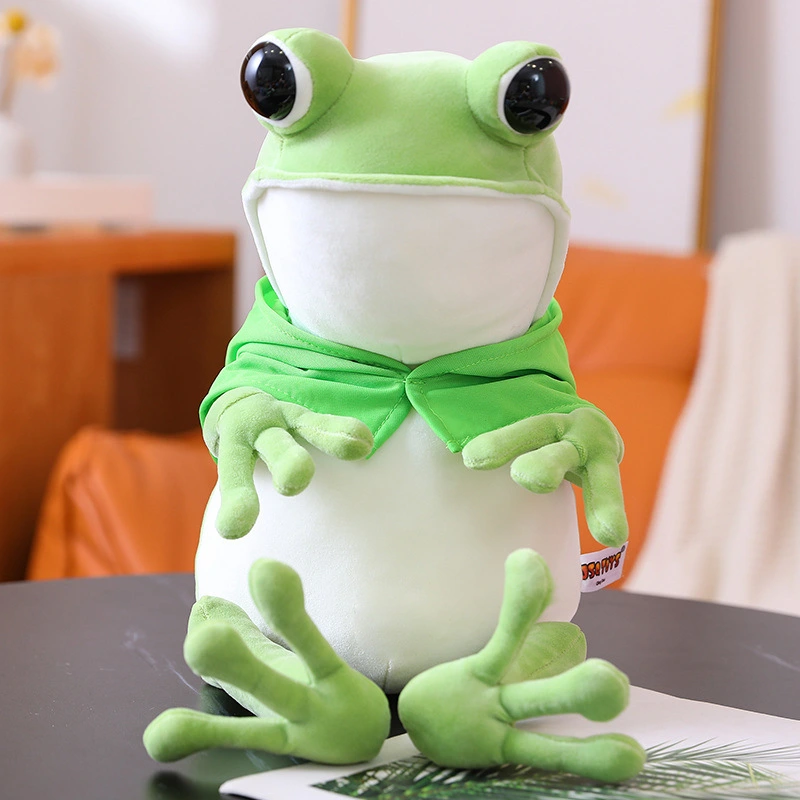 Stuffed Frog Doll Stuffed Frog Toy Household Frog Doll Ornament Decorative Frog Doll