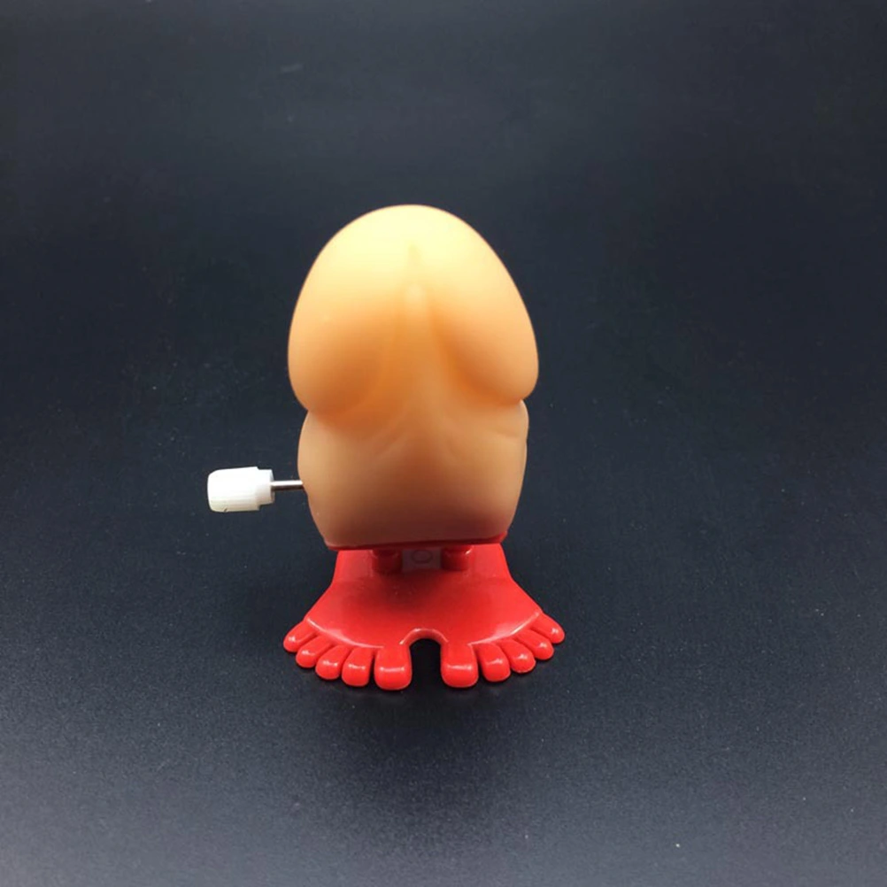 1 PCS Funny Wind Up Toys Jumping Jolly Malegenitals Toys Favors Naughty Accessories