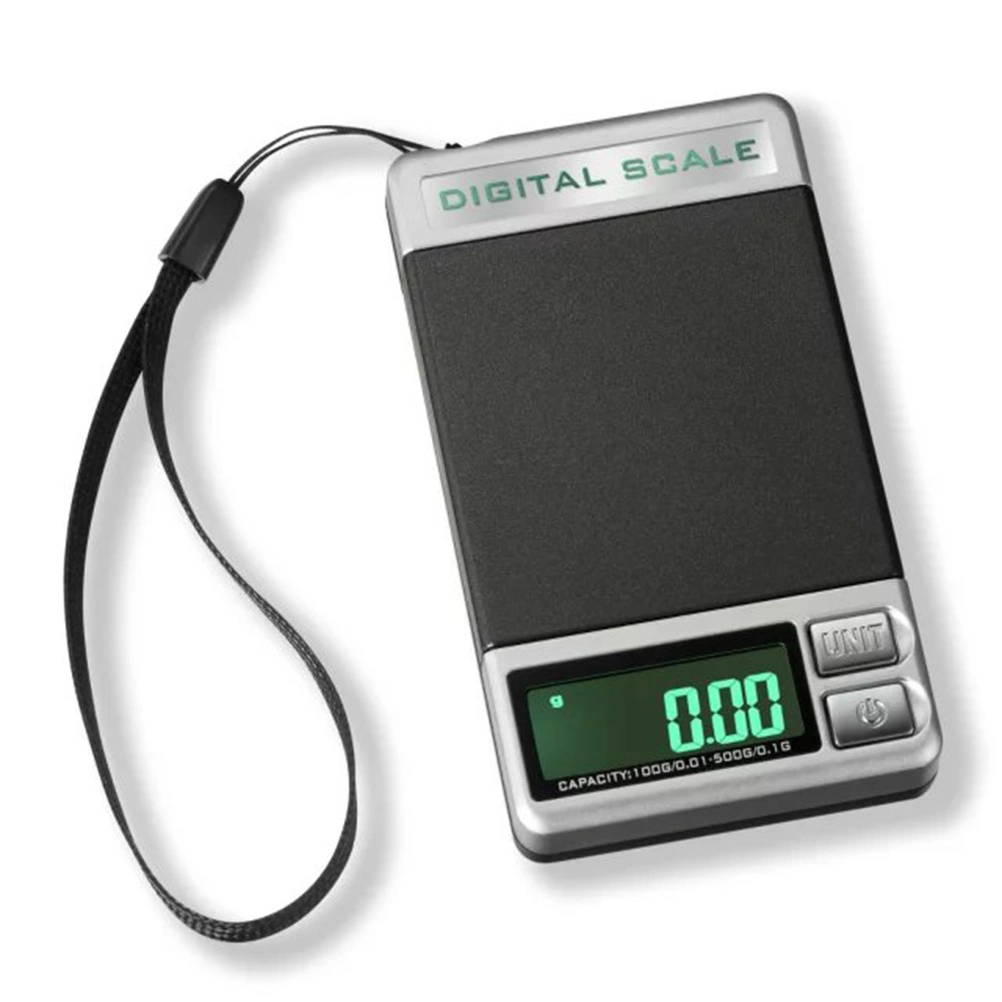 Portable 500g/0.1g Mini Digital LCD Gram Scale Jewelry Pocket Balance Weigher