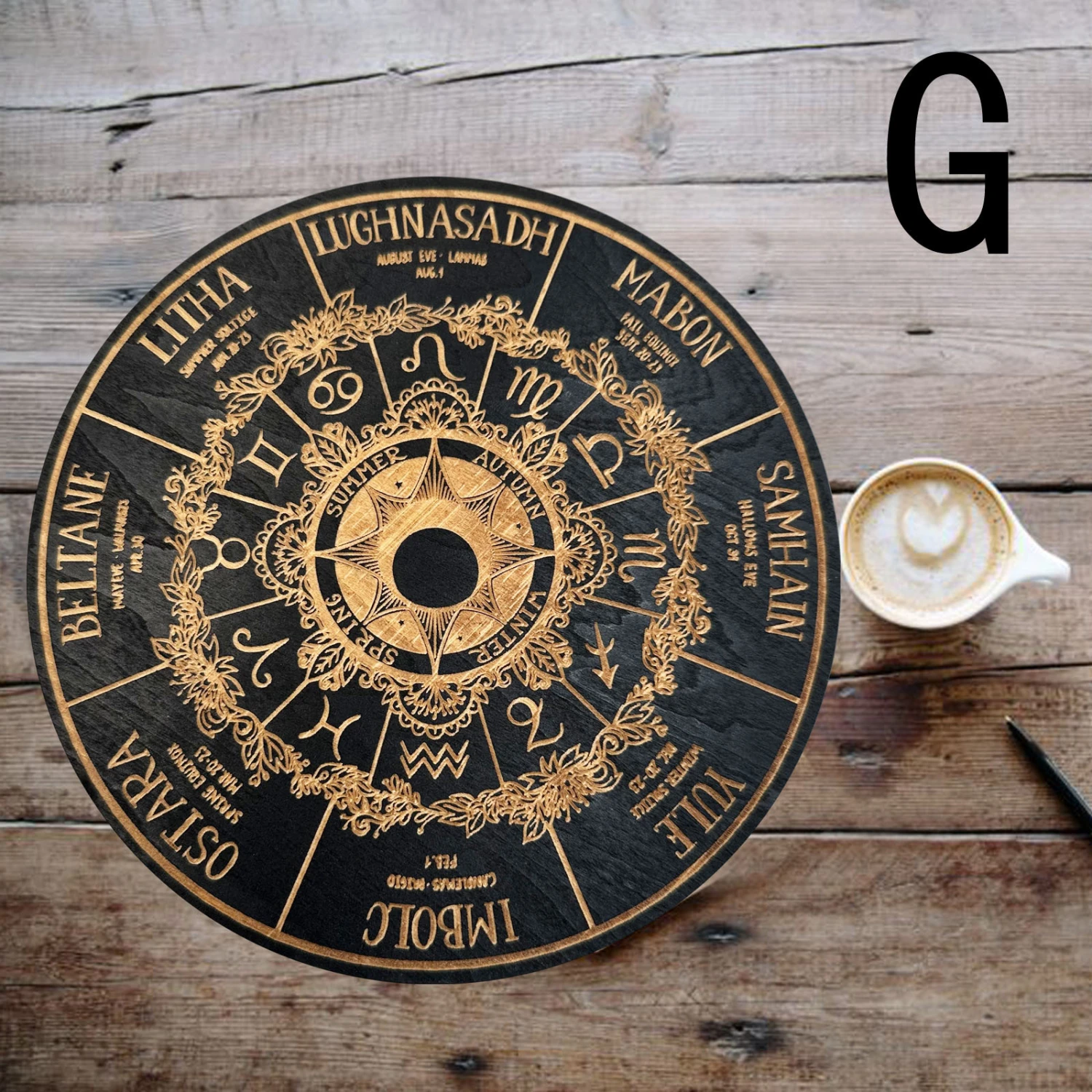 Witch Pendulum Board Dowsing Pendulums Tool Sacrifice Board Witch Divination Board