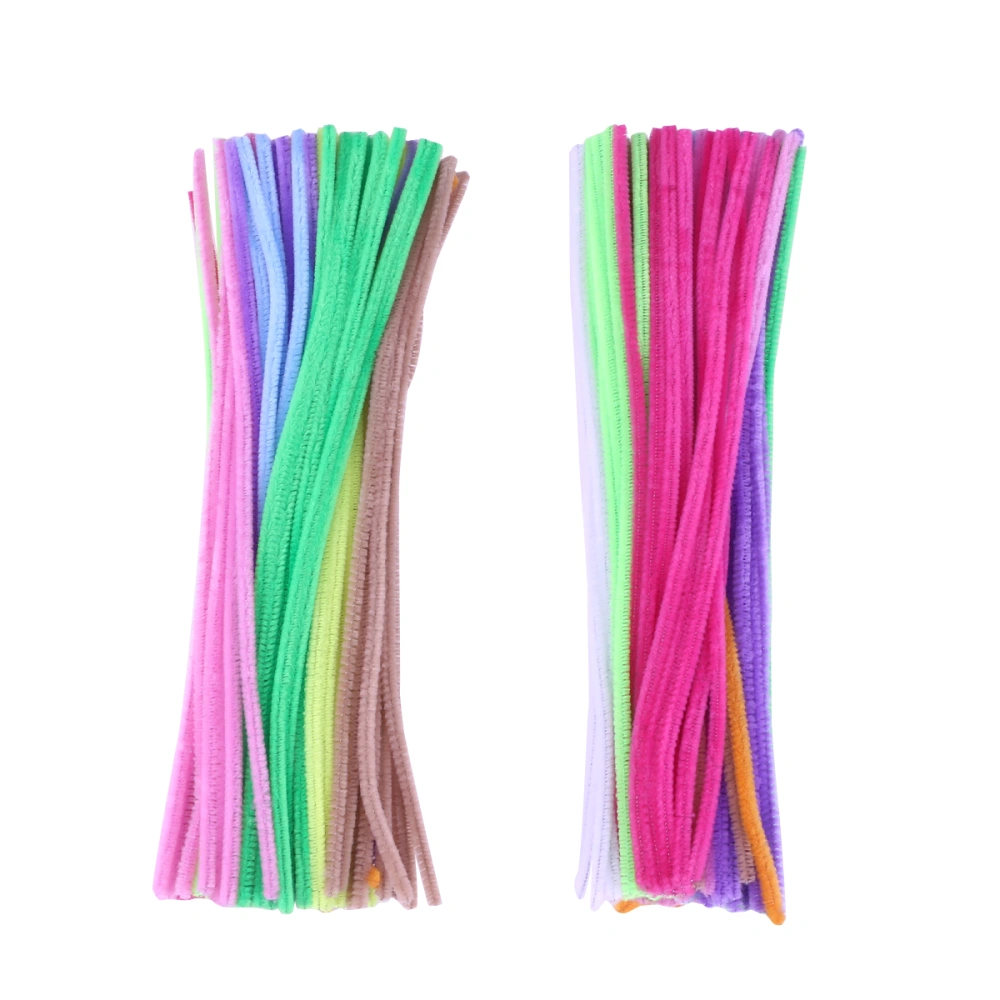 200pcs Colorful Sticks DIY Sticks DIY Christmas Sticks (Light Color)