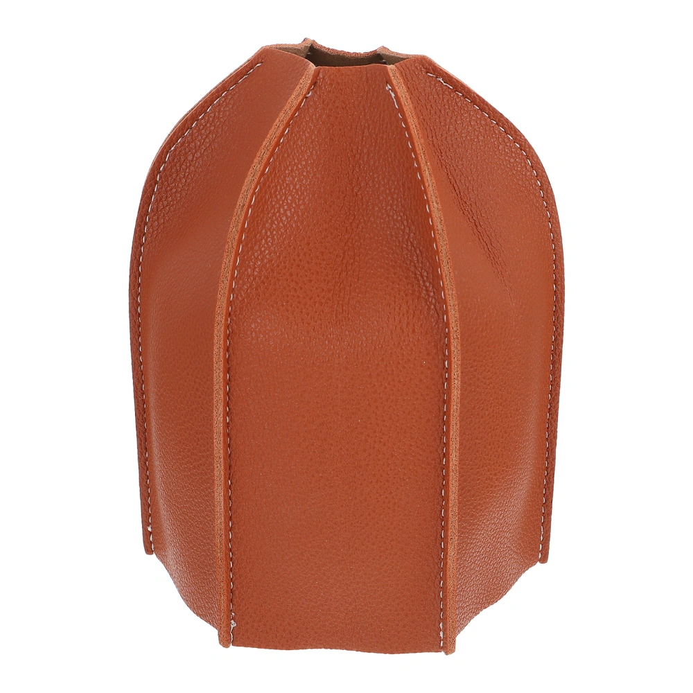 Gas tank Cover Flat Gas Tank Sleeve Propane Tank Protective Sleeve for Outdoor (Brown)