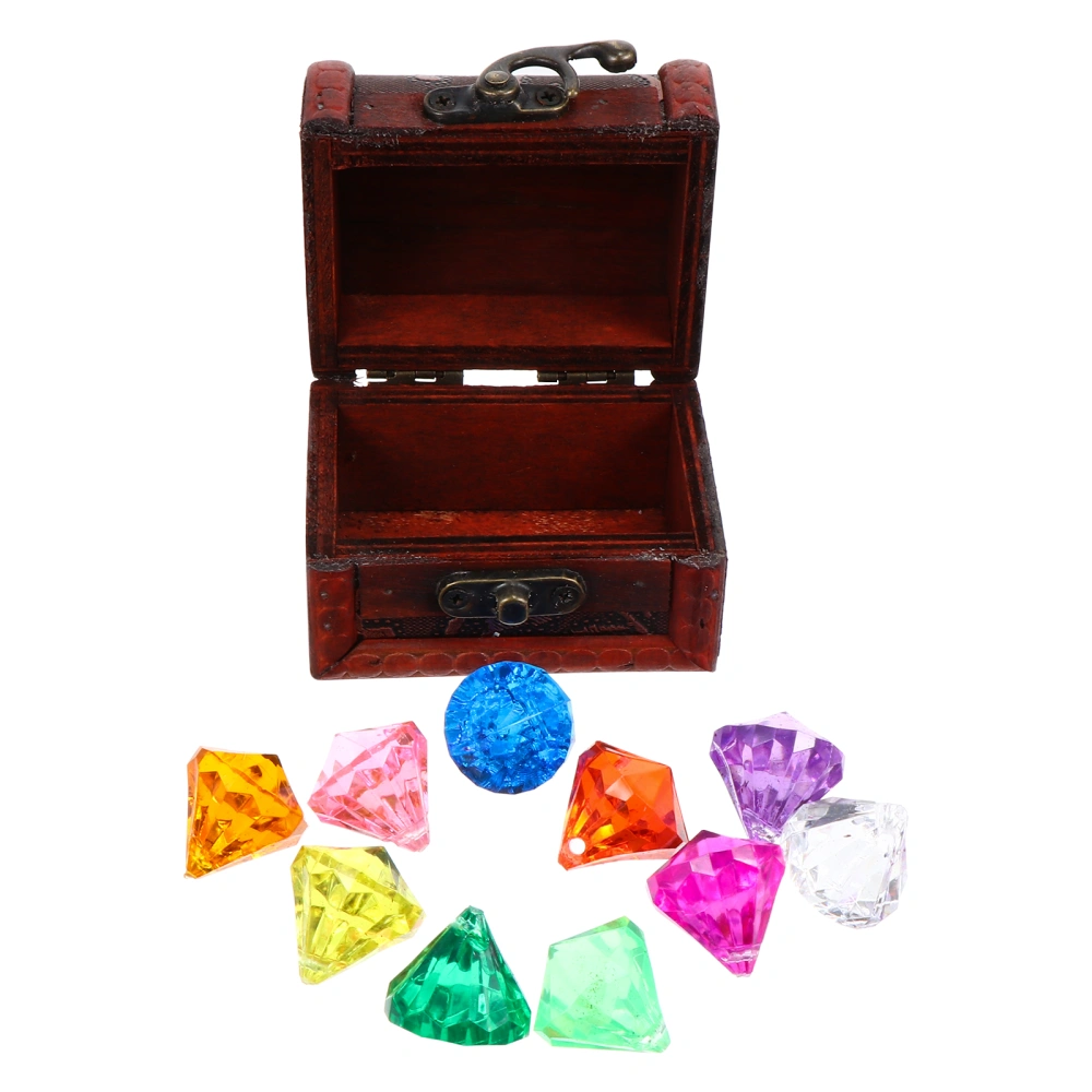 1 Set Lovely Gems Toys Gems Jewelry Handcrafts Accessories (Assorted Color)