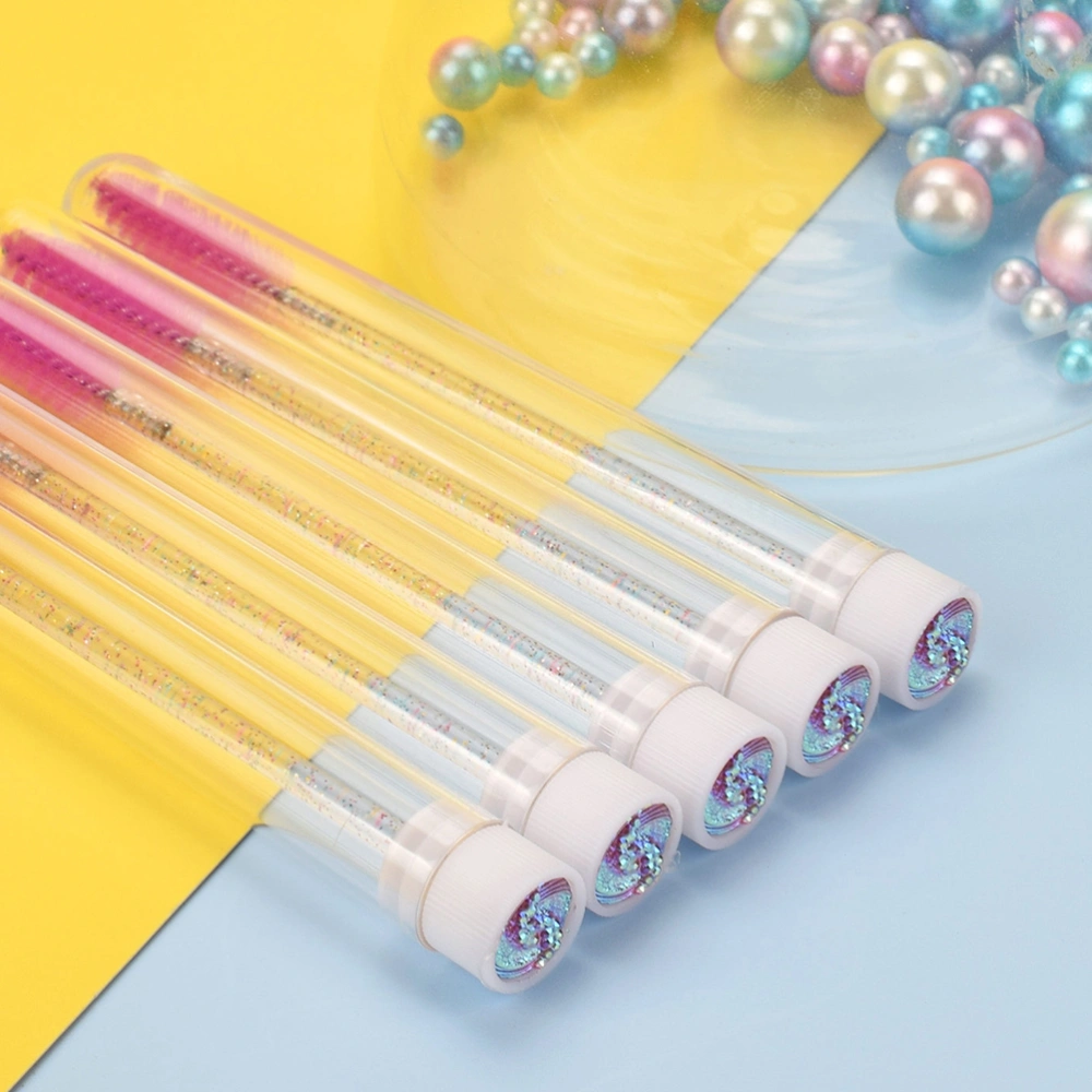 5pcs Eyelash Brushes Disposable Crystal Rod Eyelash Brushes Makeup Supplies