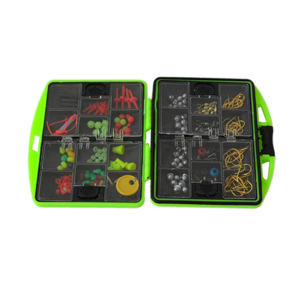 Fishing Accessories Set Freshwater Saltwater Fishing Tackle Kit (The Color of The Gadget for Random)