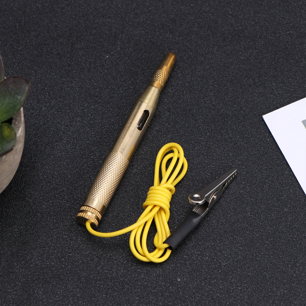 6V 12V 24V Car Voltage Tester Electrical Tester with a Crocodile Clip Probe Repair Pen for Car Boats Motorcycles