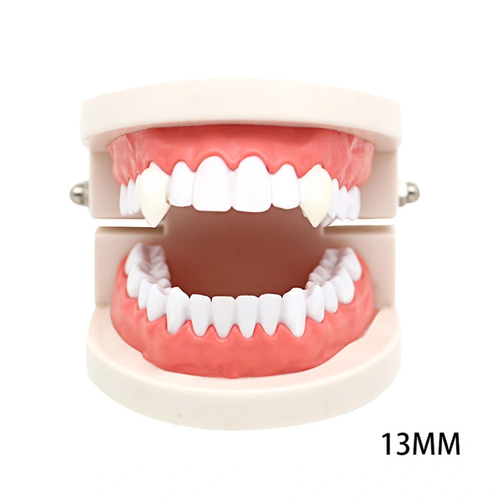 1Set of Creative Halloween Artificial Teeth False Zombies Teeth Props Denture Model