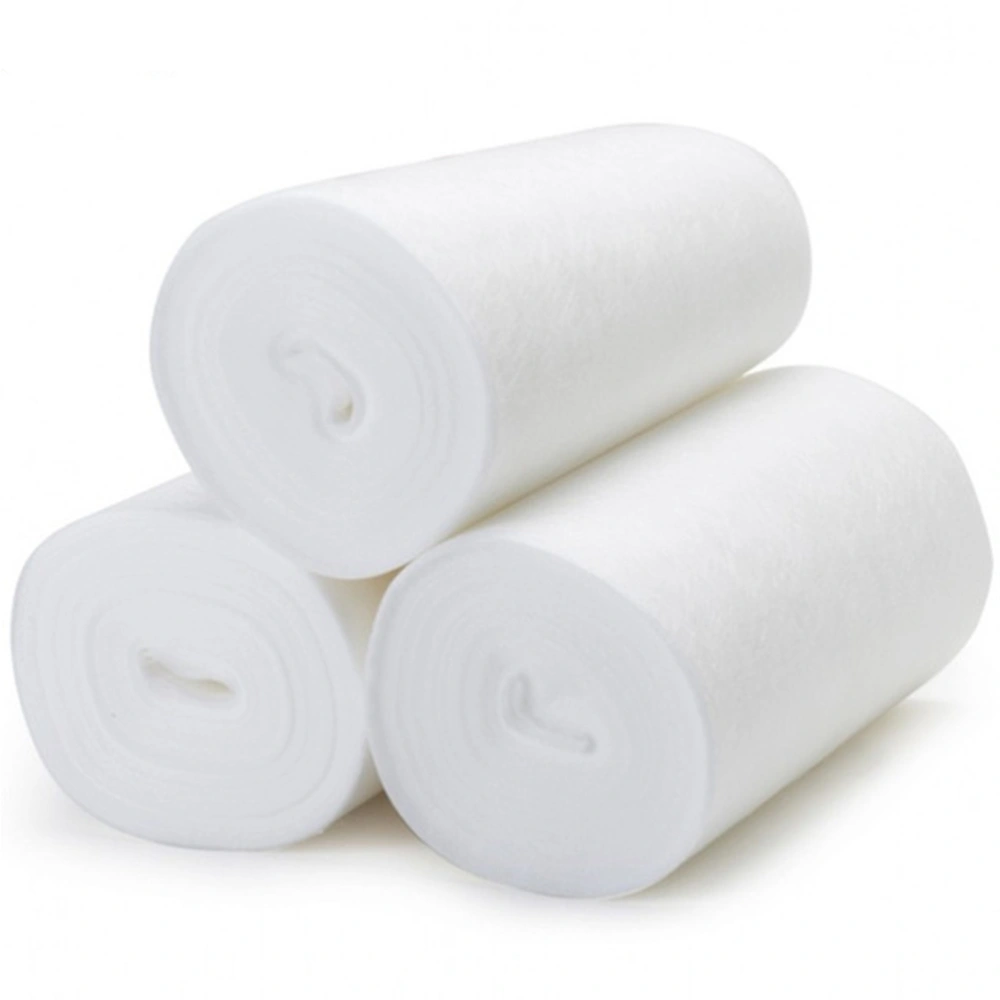 1 Rolls of 100Sheets Disposable Bamboo Fiber Baby Diaper Pad Flushable Biodegradable Cloth Nappy Diaper Bamboo Liners White