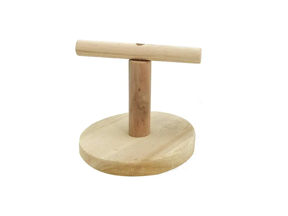 Bird Perch Stand Toy Natural Wood Parrot Perch Bird Cage Branch Perch for Cockatiel