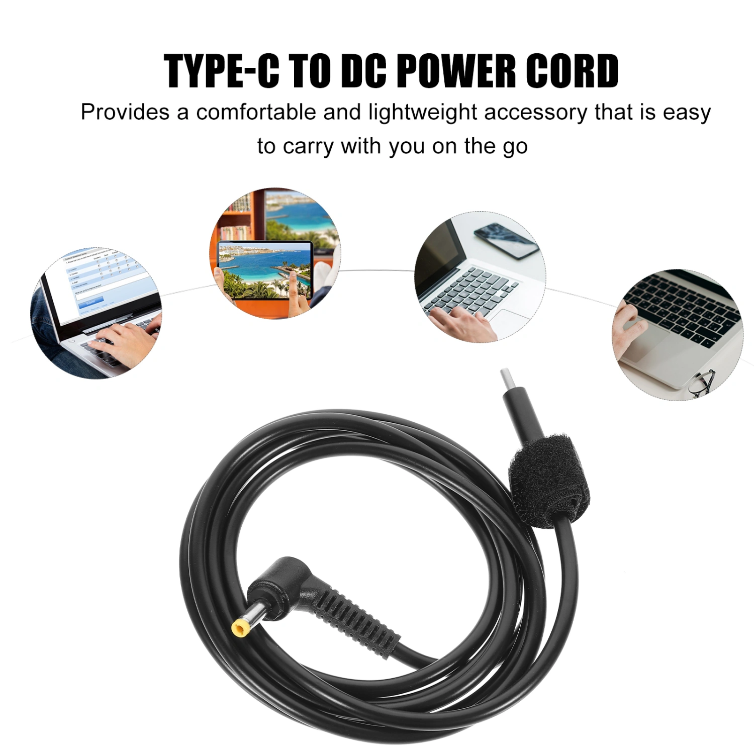 Type-C To DC 4.8x1.7mm Adapter 9V Power Charging Cable Charge Cable Adapter Converter Cord