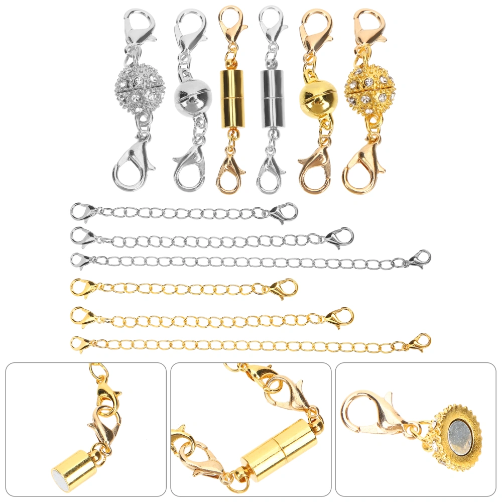 1 Set Necklace Chain Extenders Jewelry Clasps Bracelet Metal Extension Chains