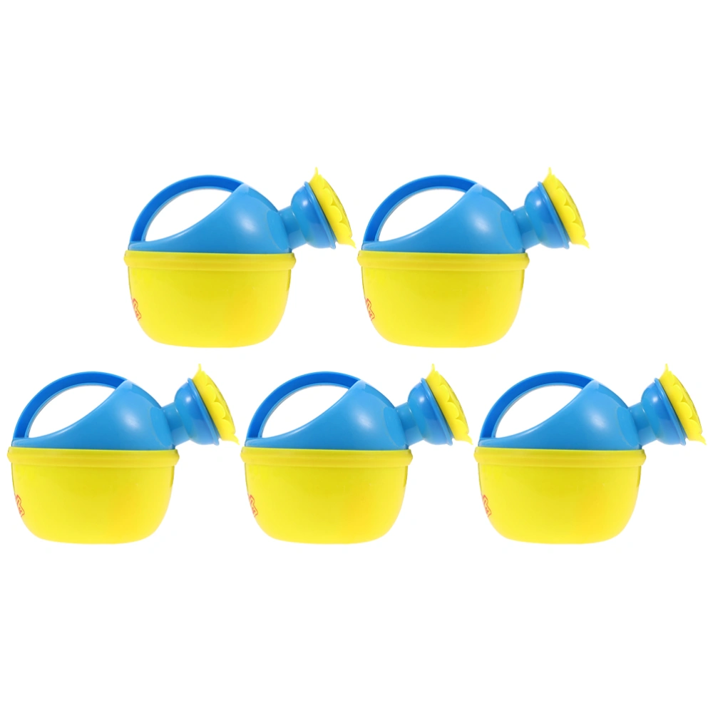 5Pcs Watering Pots Plastic Watering Kettle Educational Toys (Random Color)