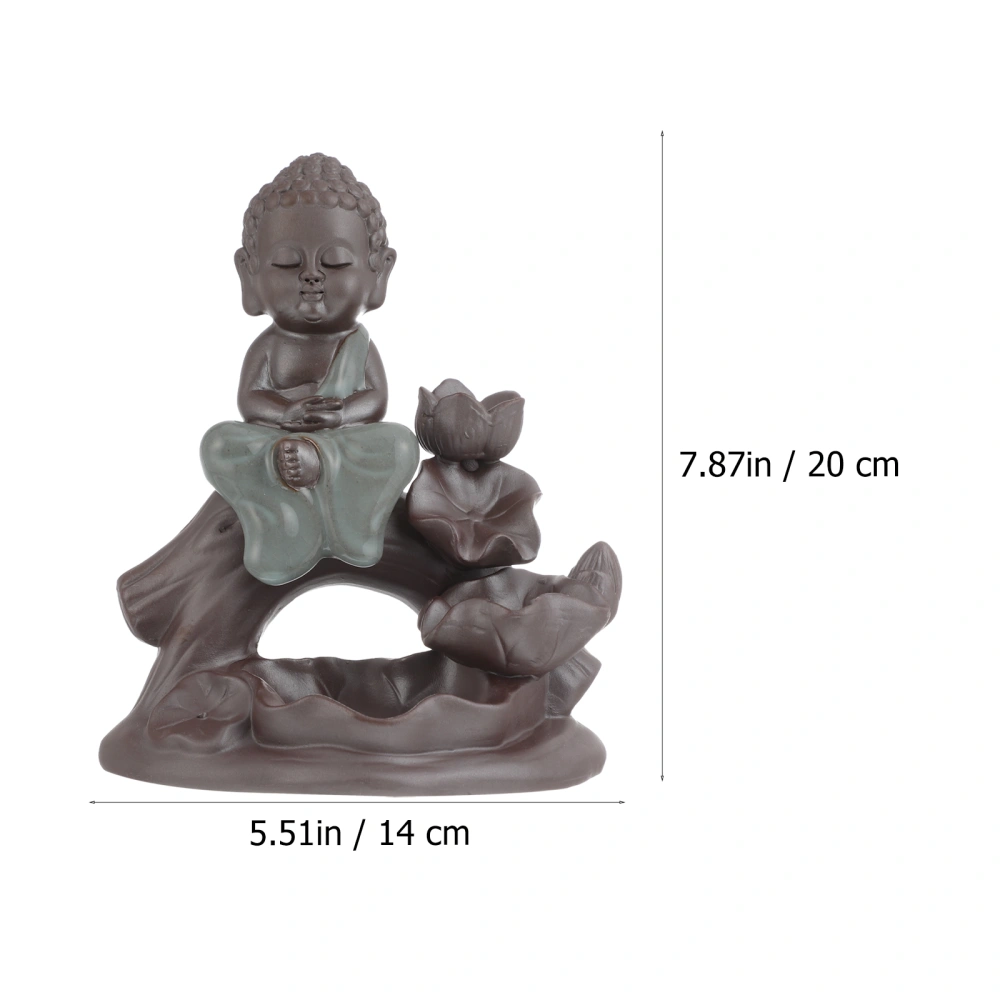 Buddha Backflow Burner Delicate Incense Burner Office Home Incense Burner