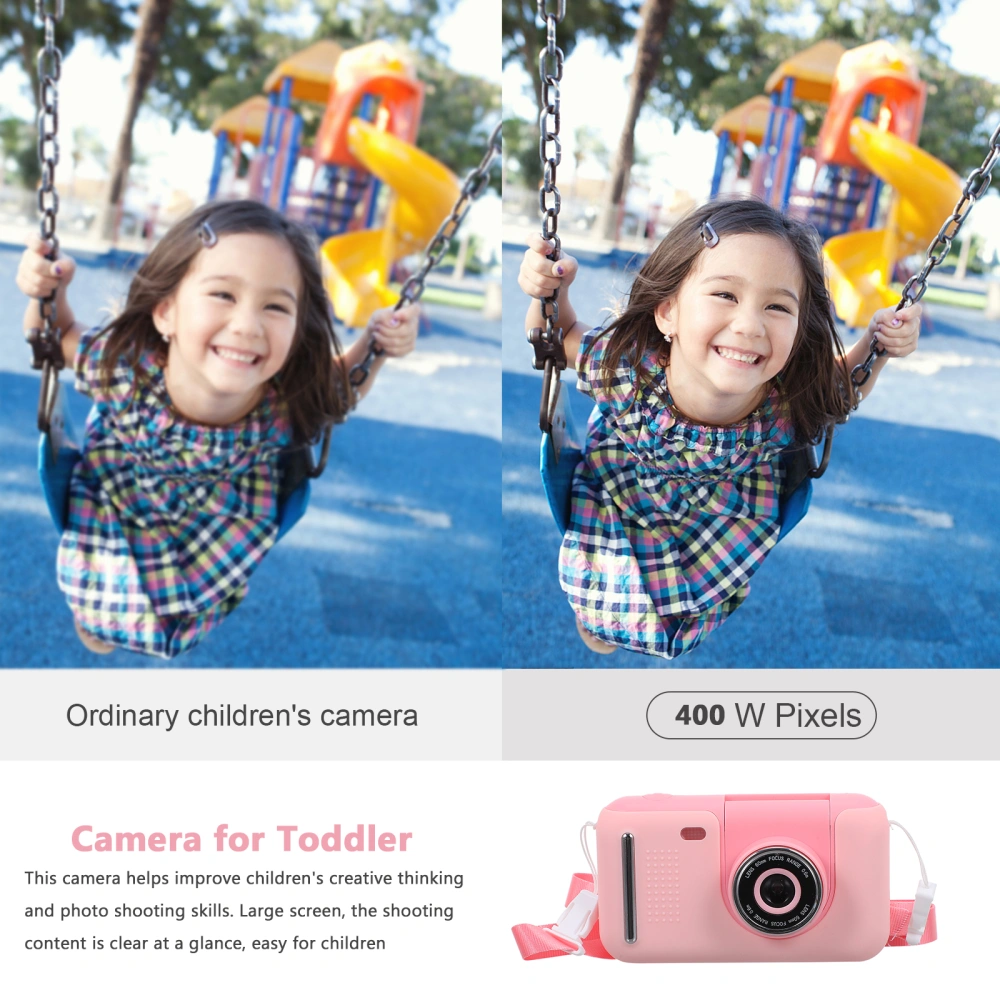 1 Set Lovely Children High Definition Digital Camera Handheld Selfie Camera Kids Gift