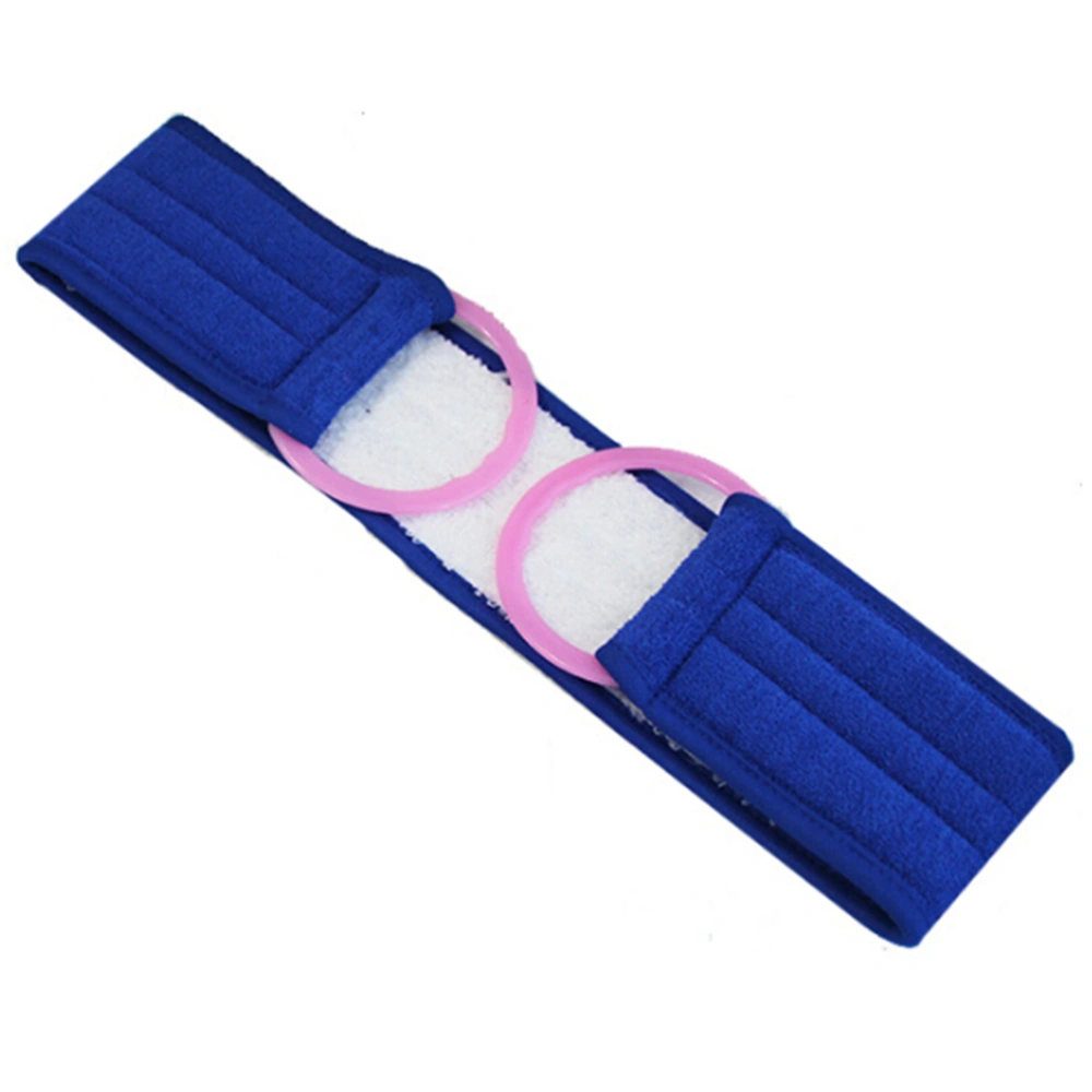 Men's Bathing Artifact Bath Towel Pull Back Strip Self Tanning Lotion Applicator Household Bathing Tool for Back Lotion Applicator (Blue)