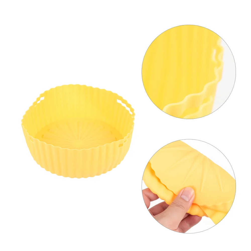 Air Fryer Liner Silicone Air Fryer Mat Reusable Silicone Liner Food Cooking Mat Air Fryer Supply