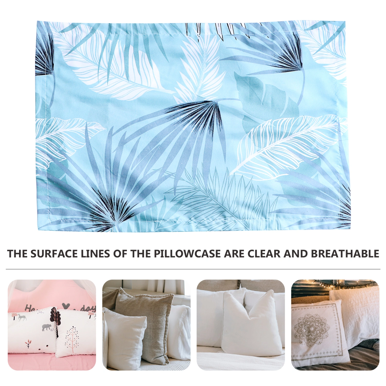 2pcs Comfortable Pillowcases Pillow Covers Home Bedding Pillow Cases