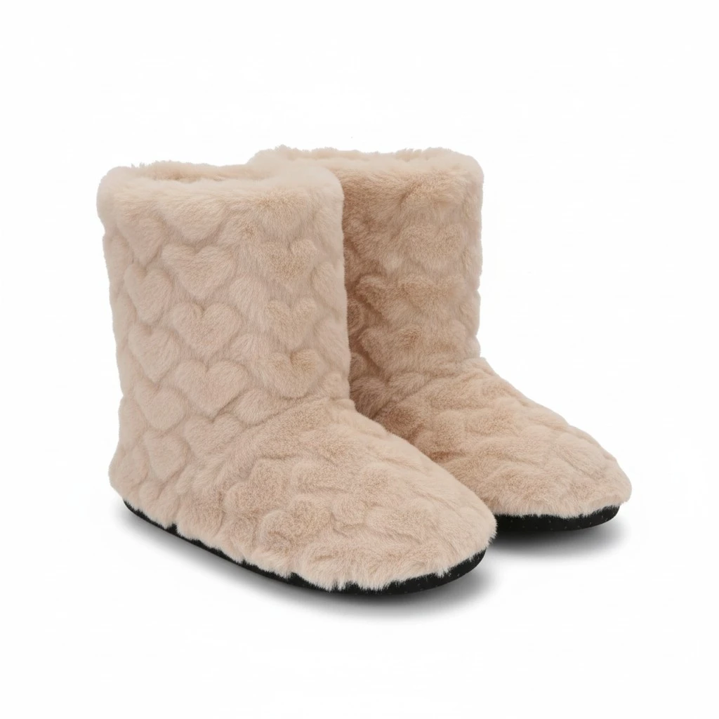 1 Pair High Tube Floor Boots Non-slip Thickening Dancing Floor Boots Warm Boots