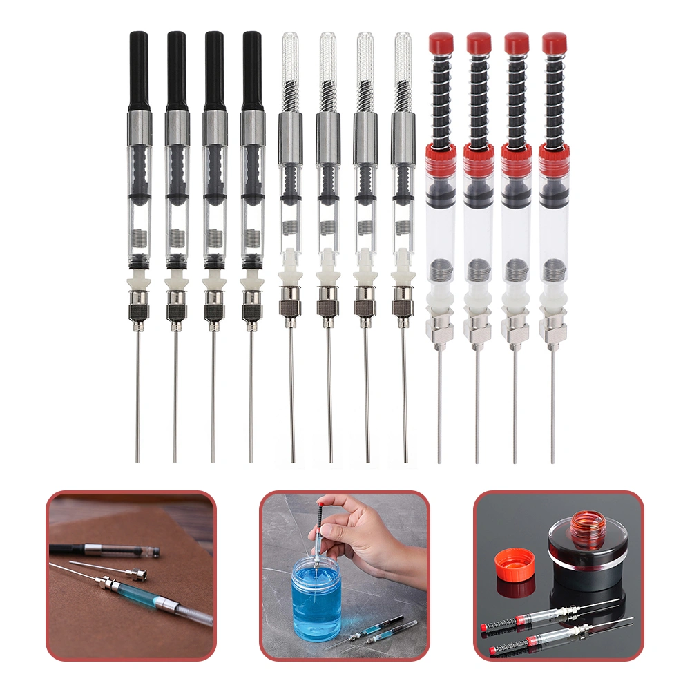 12pcs Pen Ink  Filler Fountain Pen Ink Absorber Fountain Pen Ink Filler