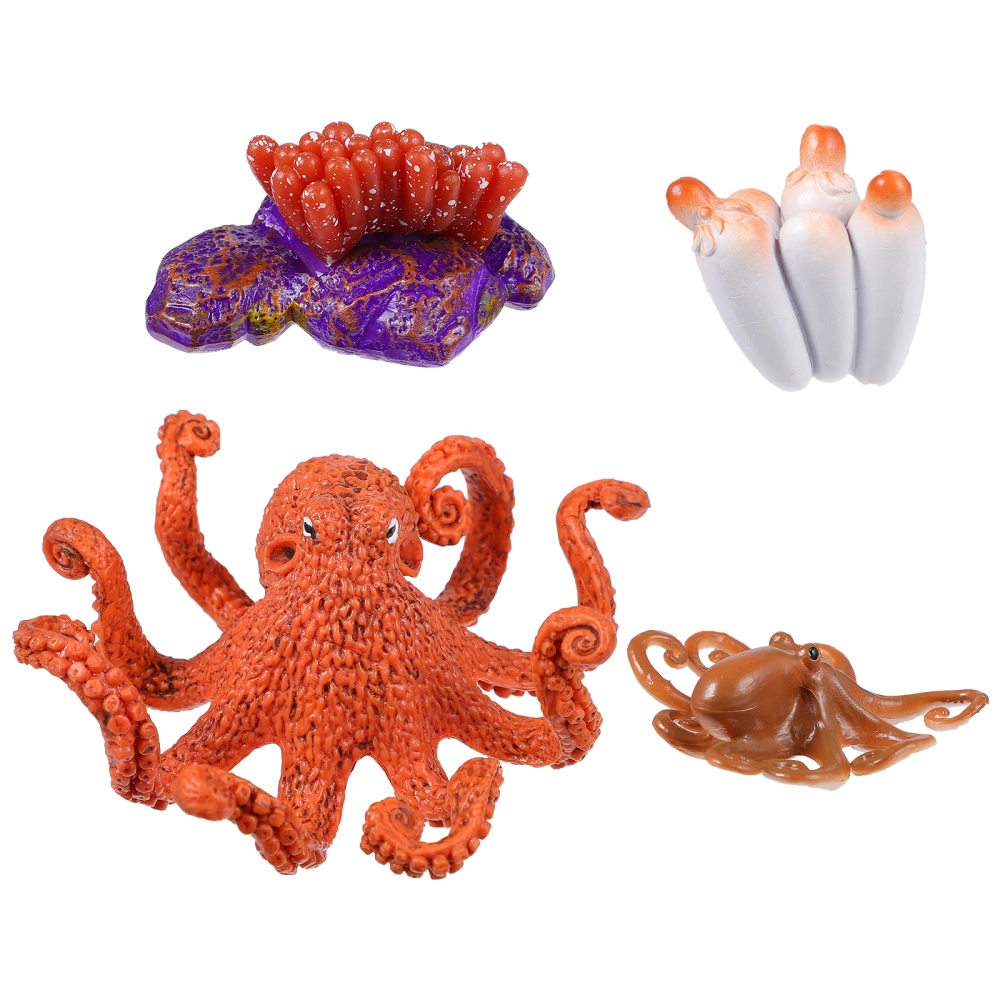 1Set Simulated Octopus Growth Model Kindergarten Science Cognition Tool