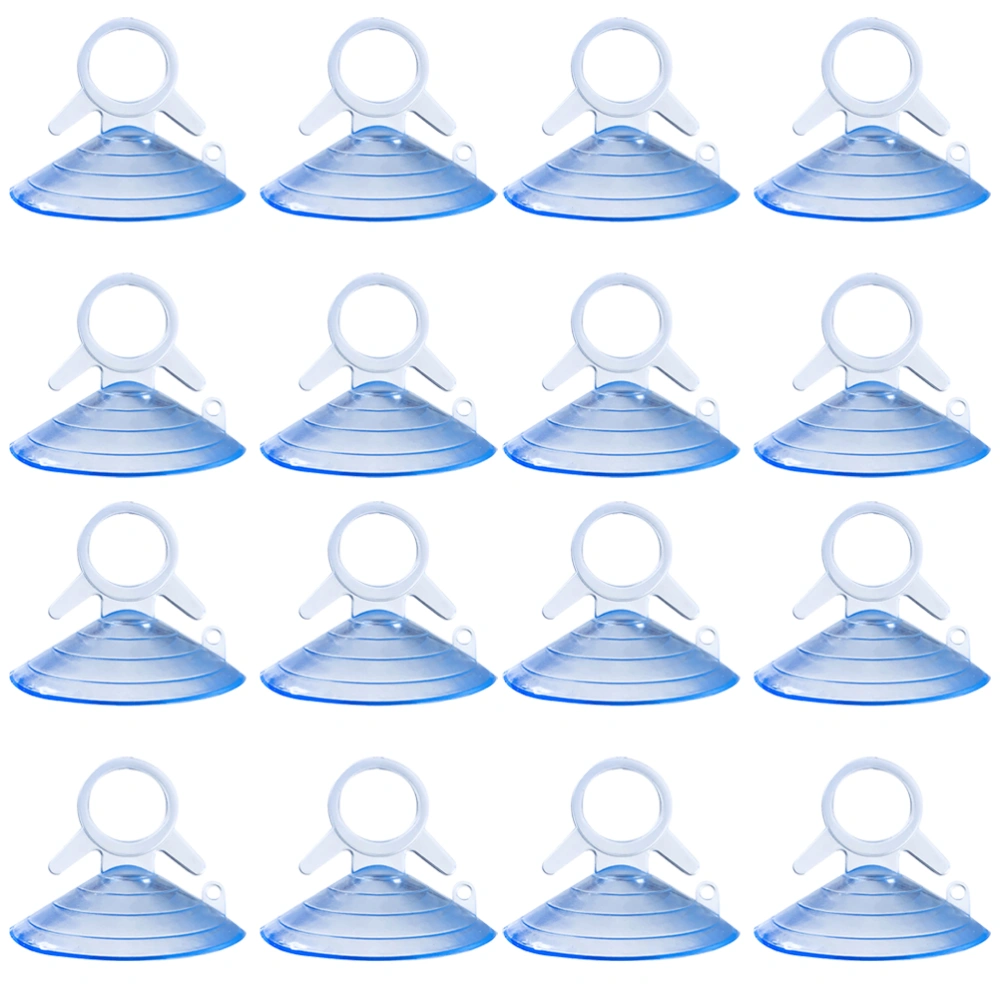 50pcs 4.5cm Dovetail Type Suction Cup PVC Transparent Car Sunshade Curtain Windshield Sucker